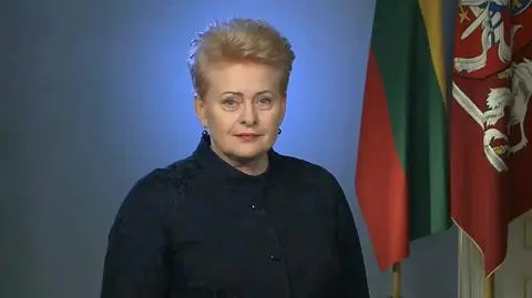 Dalia Grybauskaite złożyła życzenia Polsce po polsku