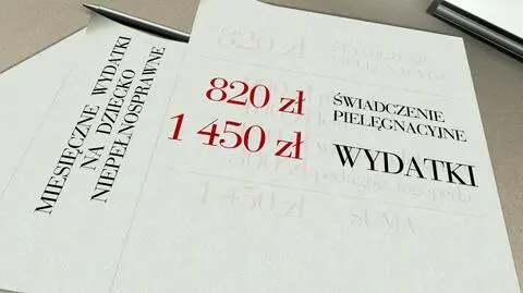 Miesięczne wydatki na niepełnosprawne dziecko