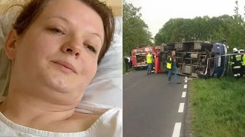 Ranna uczestniczka wypadku opowiada o momencie zderzenia z busem