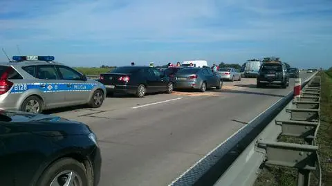 Seria kolizji na A4. 
"Autostrada znów się korkuje"