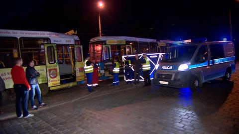 Służby długo pracowały na miejscu zdarzenia 