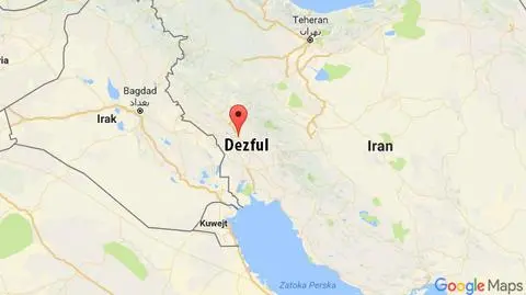 Dezful położone jest około 800 kilometrów na południowy zachód od Teheranu