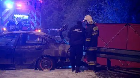Wiózł osiem osób, 18-latek spłonął w bagażniku. Zarzuty dla kierowcy