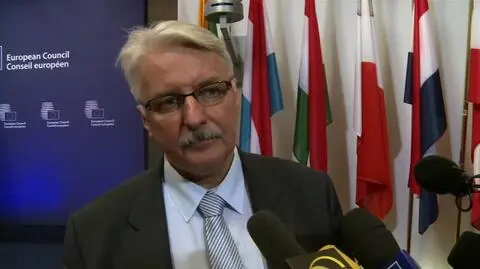 Witold Waszczykowski przed debatą o Polsce w Parlamencie Europejskim