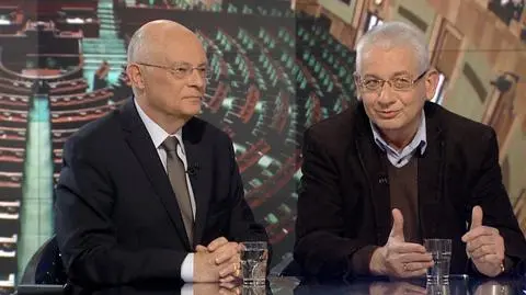 Marek Borowski i Ludwik Dorn w "Faktach po Faktach"