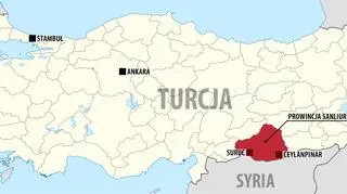 Dzień przed zabójstwem policjantów odbył się pogrzeb ofiar zamachu w Suruc