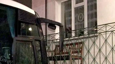 Autobusem w balkon