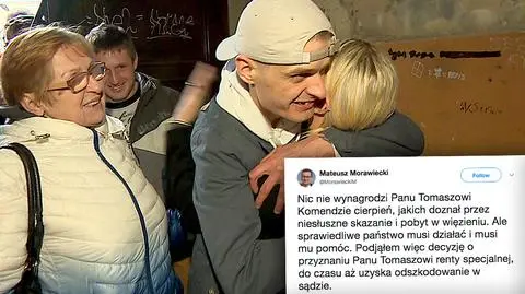 Premier przyznał rentę Tomaszowi Komendzie