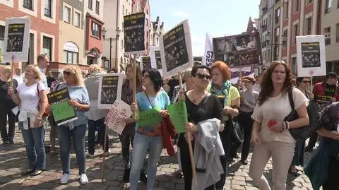 Manifestacja Feminoteki w Elblągu
