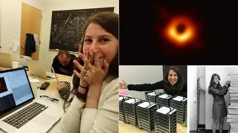 Katie Bouman pracowała nad pierwszym zdjęciem czarnej dziury