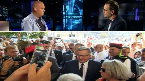 Roman Kurkiewicz i Jan Wróbel w programie "Dwie prawdy"