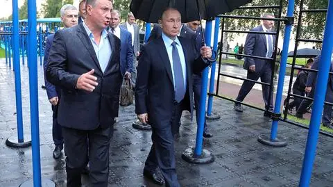 Na nagraniu: Władimir Putin złożył wizytę na zaanektowanym Krymie