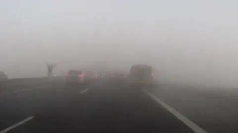 Karambol na A1. Kierowca: "Zaczął się Armagedon"