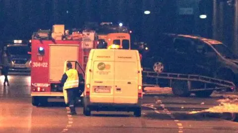 Pożar w tunelu Wisłostrady. Gigantyczne korki na Powiślu