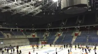 Lodowisko na Kraków Arenie uruchomiono w drugi dzień świąt