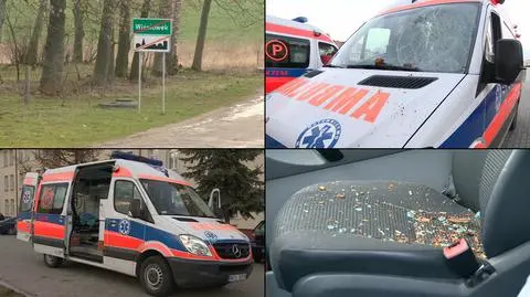 Atak na karetkę w Wiśniówku. Są zarzuty