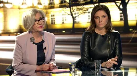 Marzena Machałek i Joanna Mucha w "Faktach po Faktach" o strajku nauczycieli