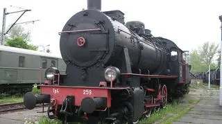 Lokomotywa parowa Tp4-259. Zbudowana w 1921 roku