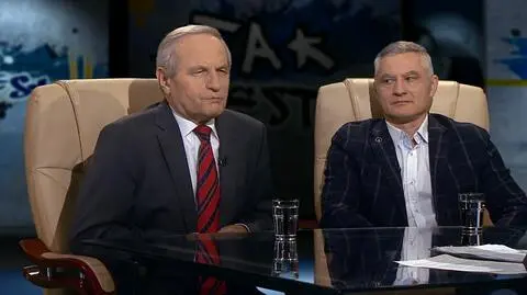 Płk Leszek Baran oraz gen. Stanisław Koziej, goście programu "Tak jest"