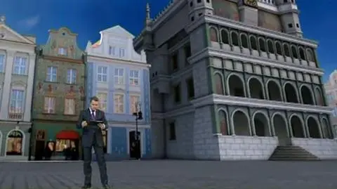 Interaktywne studio TVN24 zmieniło się w poznański rynek