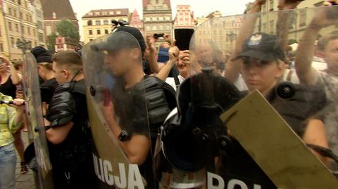 Kontrmanifestacja we Wrocławiu
