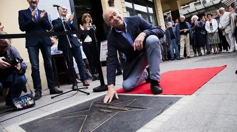 Wojciech Marczewski uhonorowany gwiazdą w Łódzkiej Alei Gwiazd