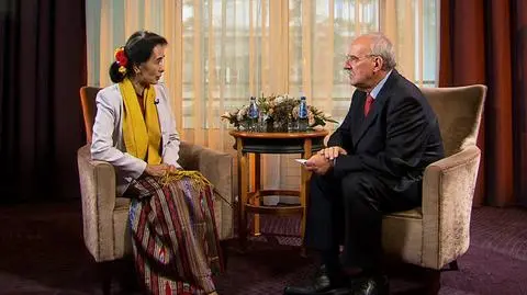 Aung San Suu Kyi bardzo rzadko udziela wywiadów