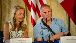 Spencer Stone w sierpniu stał się bohaterem w Belgii i Francji