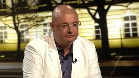 Michał Kamiński w "Faktach po Faktach" w TVN24  
