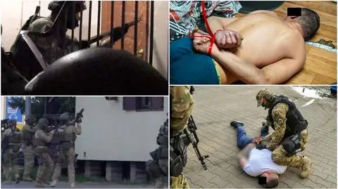 Lubuskie: Strzelali w drzwi, kazali kłaść się na ziemię. Zatrzymali siedem osób