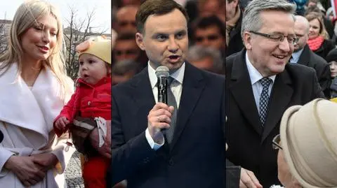 Politycy o sondażu prezydenckim TVN24