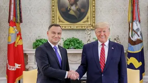 Polish and US presidents met at the White House