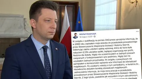 Michał Dworczyk wydał po publikacji OKO.press oświadczenie