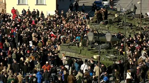 Amerykański konwój w Polsce. Spotkanie w Białymstoku