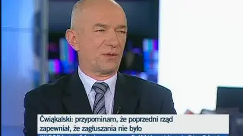 Zbigniew Ćwiąkalski: gabinet polityczny Ziobry niszczyl dokumenty