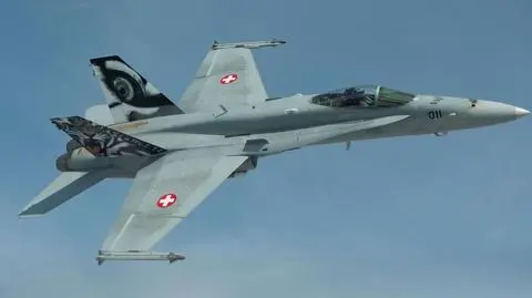 Szwajcaria. Zaginął myśliwiec F/A-18C Hornet