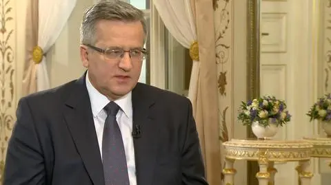 Bronisław Komorowski w programie "Piaskiem po oczach" 
