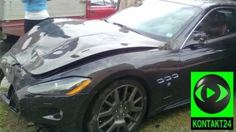 Skasowała maserati w Mielcu
