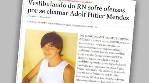 Nazywa się Adolf Hitler i ma kłopoty