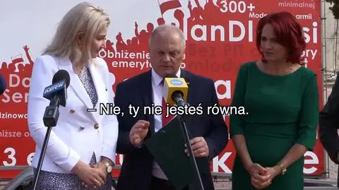 Bernadeta Krynicka i Agnieszka Muzyk pokłóciły się przed konferencją w Łomży