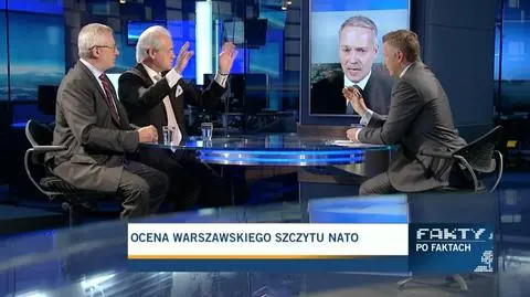 równoległa dyskusja w studiu Faktów po Faktach