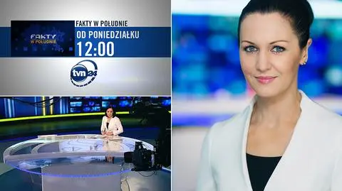 Teraz "Fakty" także w południe. Oglądaj TVN24