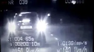 Policjanci ze stołecznej drogówki zatrzymali kobietę, która jechała ulicami Warszawy z prędkością 173 km/h. Okazało się, że była pod wpływem alkoholu. (KOMENDA STOŁECZNA POLICJI)