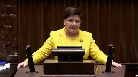 Beata Szydło zwróciła się do posłów opozycji