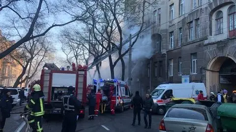 Ukraina. Pożar szkoły w Odessie, odnaleziono kolejne ofiary śmiertelne
