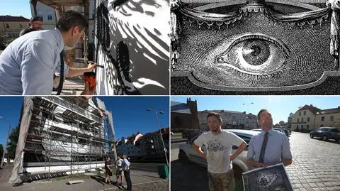 Biedroń maluje po ścianach. W Słupsku powstał pierwszy mural