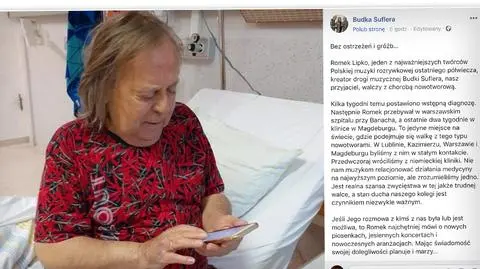 Romuald Lipko z Budki Suflera ma raka