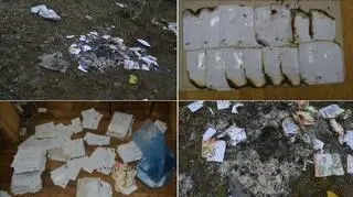 Kurier postanowił się pozbyć przesyłek, których nie zdążył dostarczyć