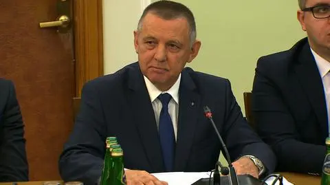 The choef of the Supreme Audit Office Marian Banaś gave a statement during a parliamentary committee session