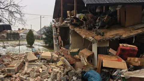 Sandomierz. W domu wybuchł gaz. Dwie osoby ranne